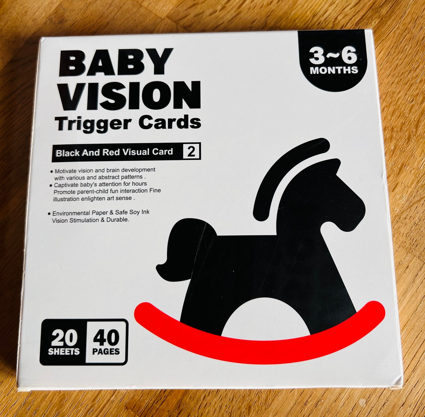 Baby flash cards 3-6 months
