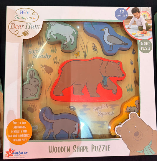 We’re going on a bear hunt wooden puzzle